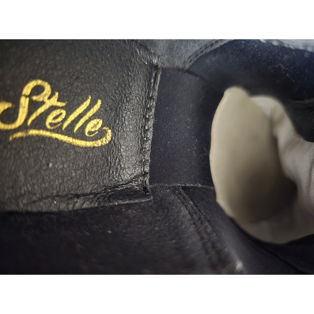 Stelle Kids Black Leather Slip On Jazz Shoes Split Sole Dance Shoes 2ML Size 2M - Picture 6 of 6